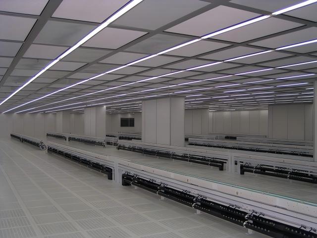 A construção de uma sala limpa de 100.000 níveis