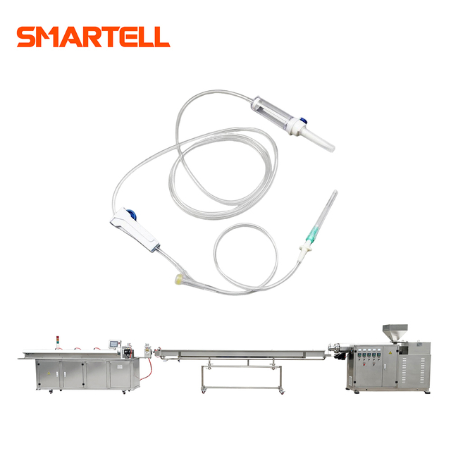 Linha de produção de tubos médicos para máquina extrusora de tubos de PVC para conjunto de infusão