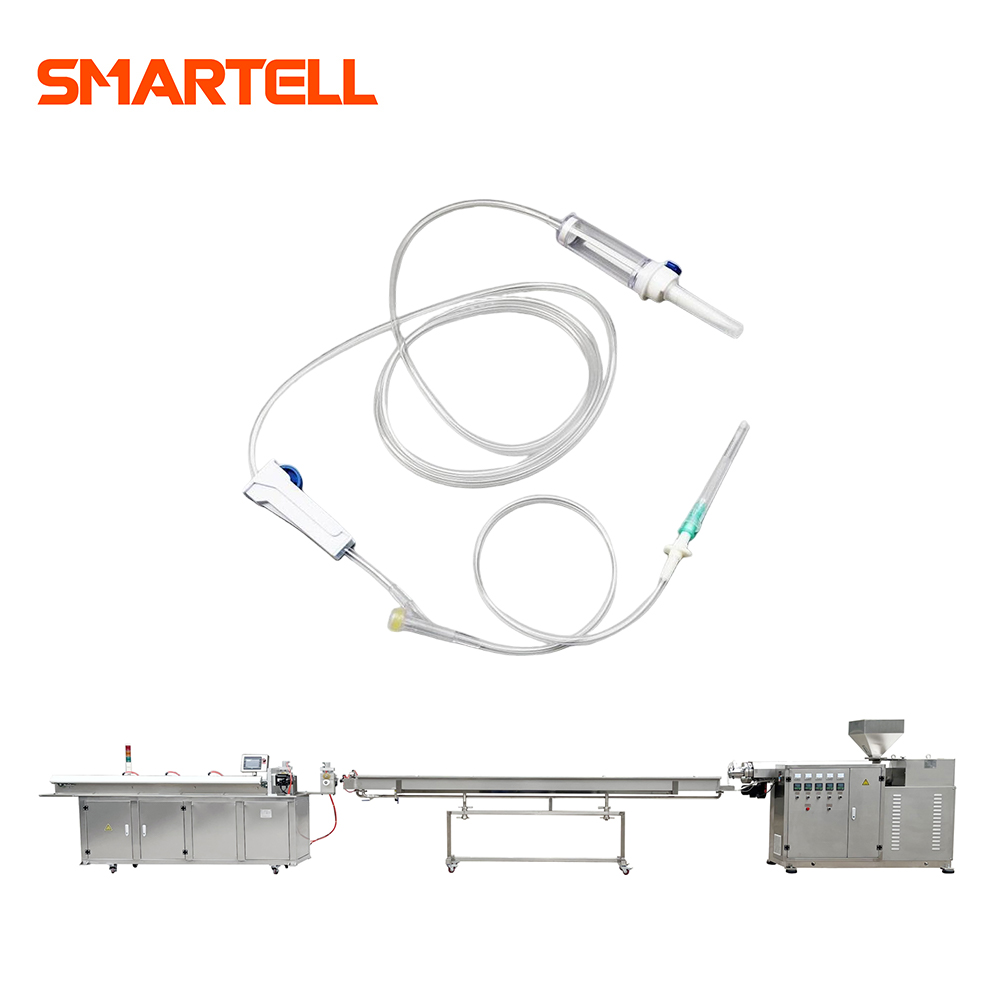 Linha de produção de tubos médicos para máquina extrusora de tubos de PVC para conjunto de infusão