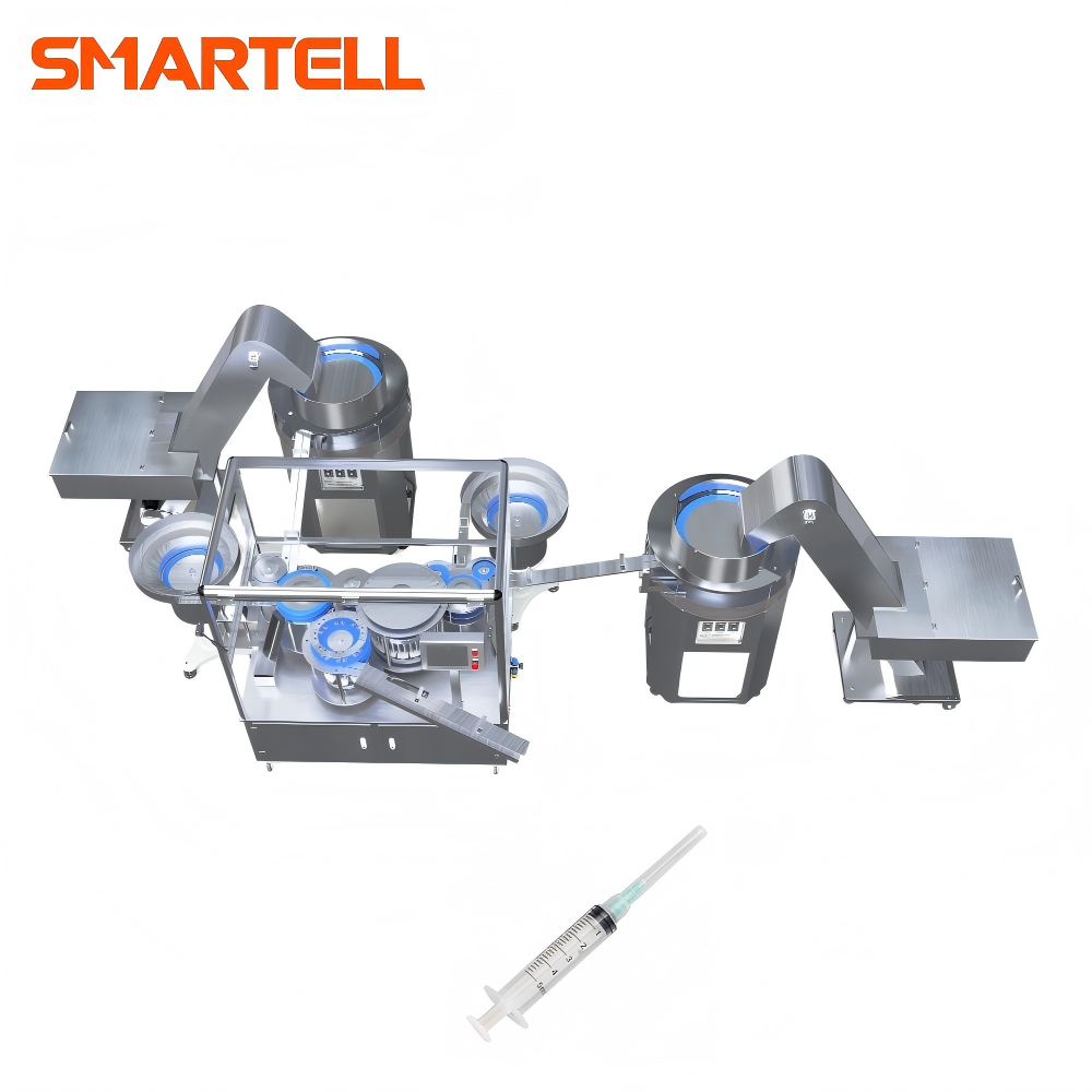 Máquina de montagem de seringa descartável com máquina de montagem de alta velocidade de seringa de agulha