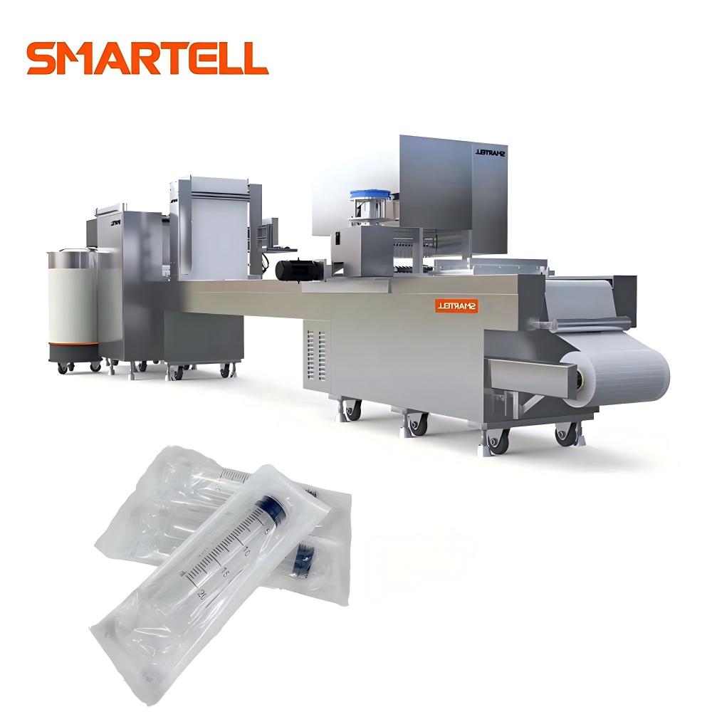 Máquina de embalagem de blister de seringa para embalagem eficiente de produtos