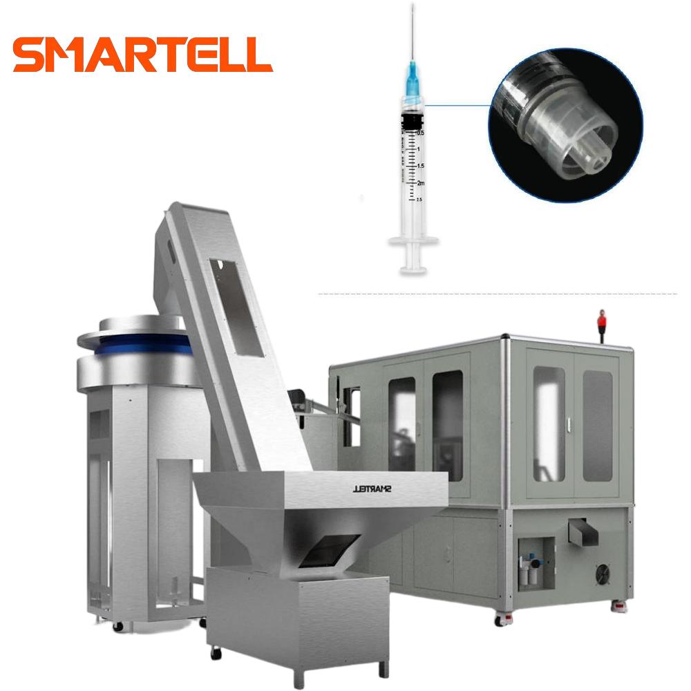 Impressora automática de alta velocidade da almofada do tambor da seringa do fechamento de Luer de Smartell precisão alta 