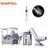 Máquina de montagem automática de seringa descartável SMARTELL de grau médico Luer Lock com garantia de 1 ano controlada por PLC