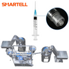 Máquina de montagem automática de seringa descartável SMARTELL de grau médico Luer Lock com garantia de 1 ano controlada por PLC