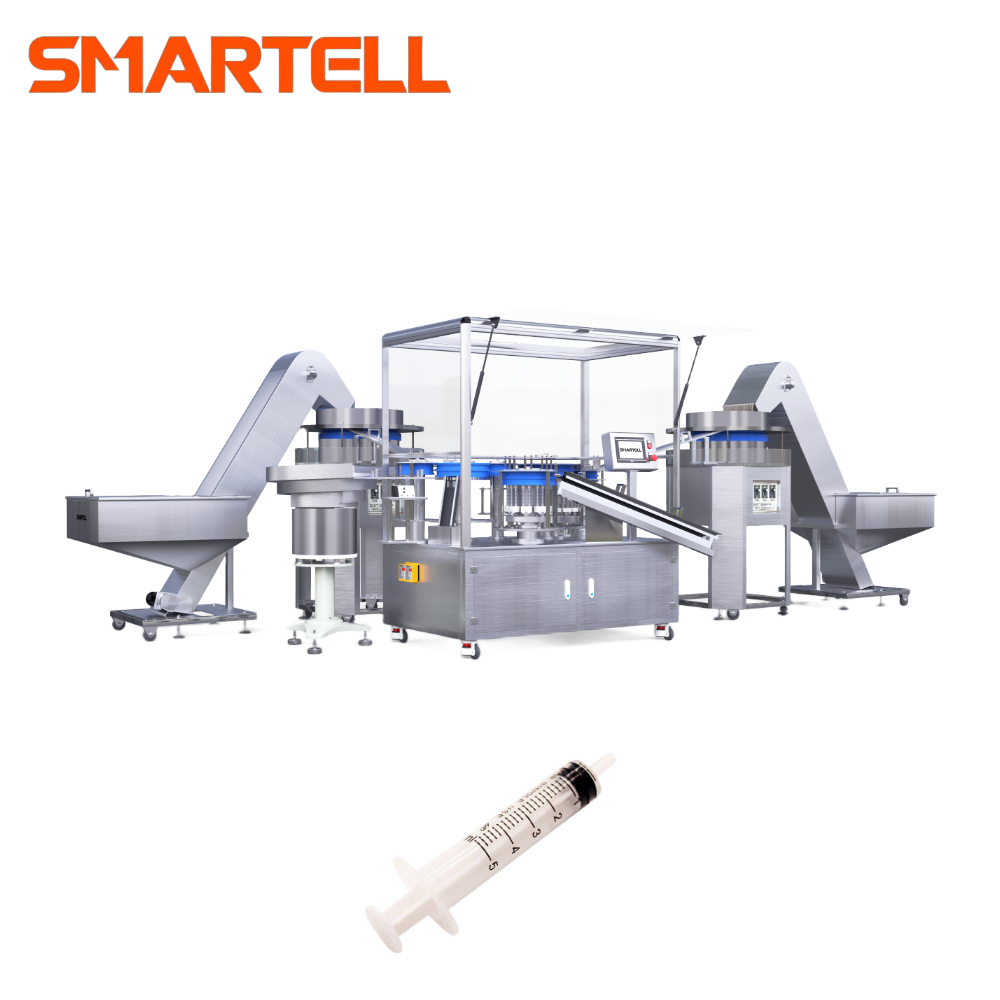 Máquina de montagem de fabricação de seringa descartável automática de 5 ml