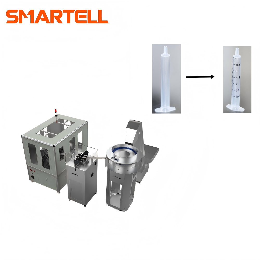 Máquina de impressão automática da almofada do tambor da seringa da seringa descartável do uso médico 3ML