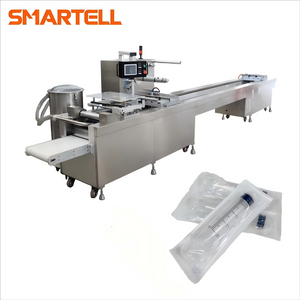 Máquina de embalagem de blister de seringa para embalagem eficiente de produtos