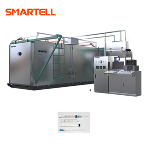 Linha de produção de seringa descartável com máquina de esterilização de óxido de etileno de alta eficiência de 20m³