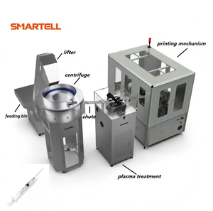 3 ml de barril de seringa descartável Máquina de impressão rotativa para almofada rotativa