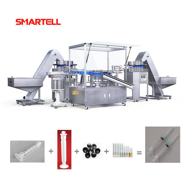 Fábrica descartável totalmente automático da máquina do conjunto da seringa direto com controle inteligente do PLC