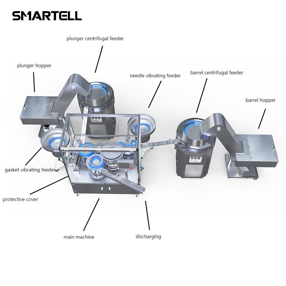 SMT Made in China Máquina automática de montagem de seringa feita sob medida