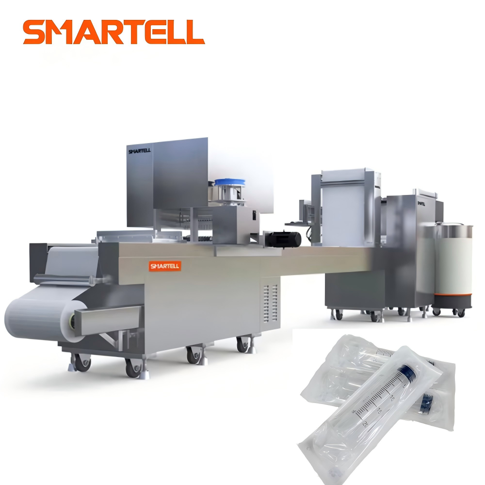 Máquina de embalagem de blister de seringa para embalagem eficiente de produtos