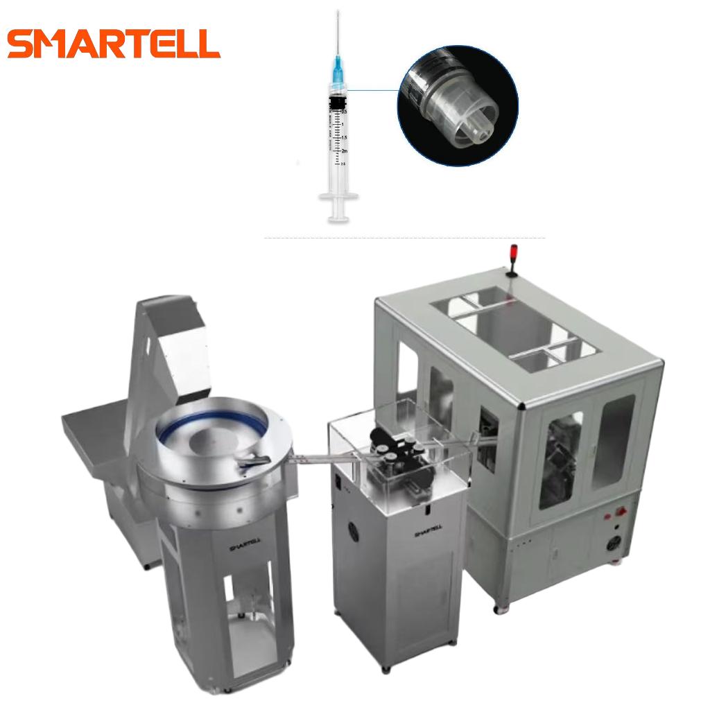 Impressora automática de alta velocidade da almofada do tambor da seringa do fechamento de Luer de Smartell precisão alta 