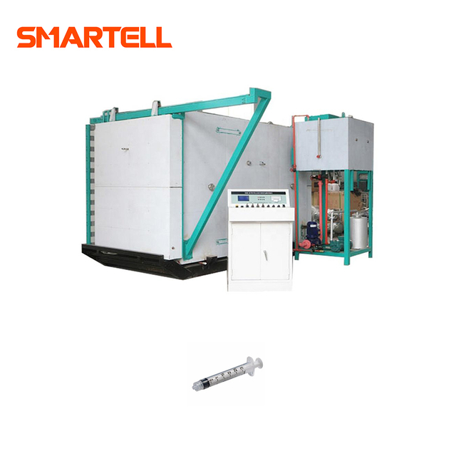 Máquina de esterilização por óxido de etileno SMT-5020 com detecção de vazamento para produto de conjunto de seringa/infusão