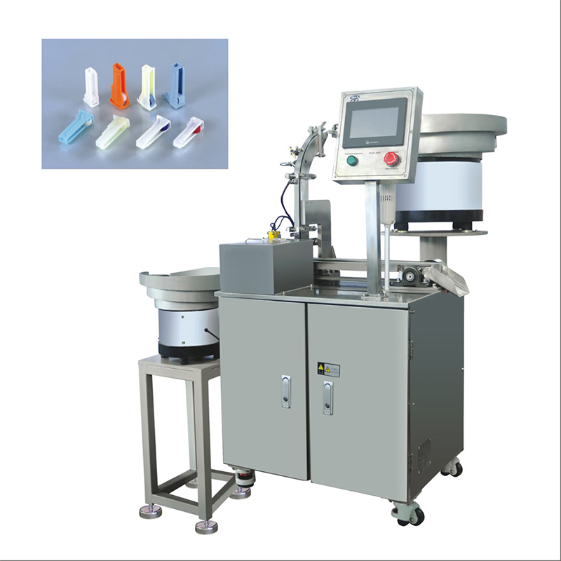 Máquina de montagem automática de regulador de fluxo para linha de produção de conjunto de infusão