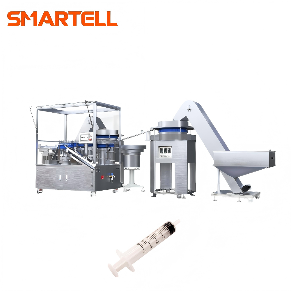 Máquina de montagem de fabricação de seringa descartável automática de 5 ml