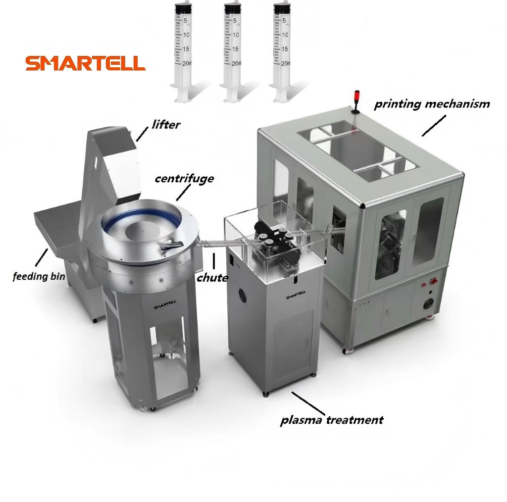 Smartell recém-fabricado tambor de seringa máquina de impressão de almofada automática produto de alta qualidade