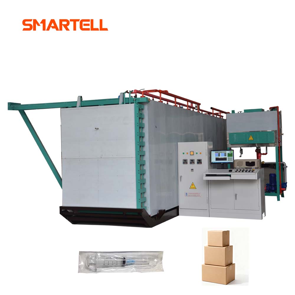 Máquina esterilizadora EO de grande volume para dispositivos médicos descartáveis