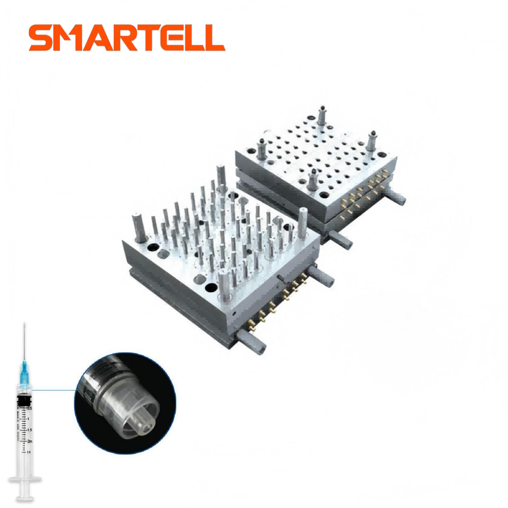 Molde de seringa Luer Lock descartável médico SMARTELL feito em Jiangsu