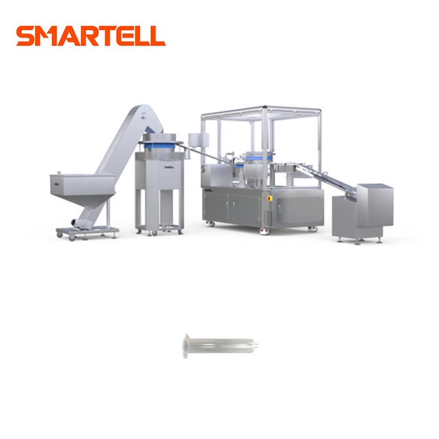 Máquina de impressão de almofada de barril de seringa com período de garantia de um ano para economia de energia