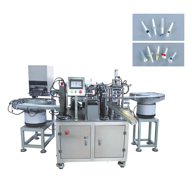 Máquina de montagem de agulha Spike para linha de produção de conjunto de infusão
