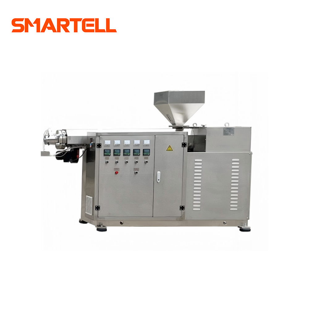 Linha de extrusão e corte de tubo de PVC de grau médico para conjuntos de infusão