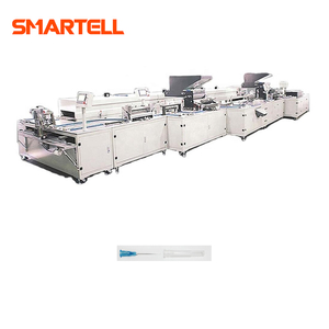 Tampa de agulha SMT-3104 + cubo de agulha + máquina de montagem de tubo de agulha de aço inoxidável para 18-27G