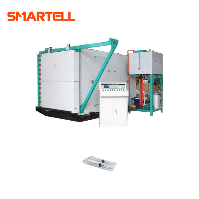 SMT-5020 oferece uma seleção de 1-25 gabinetes de esterilização cúbicos, máquina de esterilização por óxido de etileno, seringa/conjunto de infusão, esterilização ETO