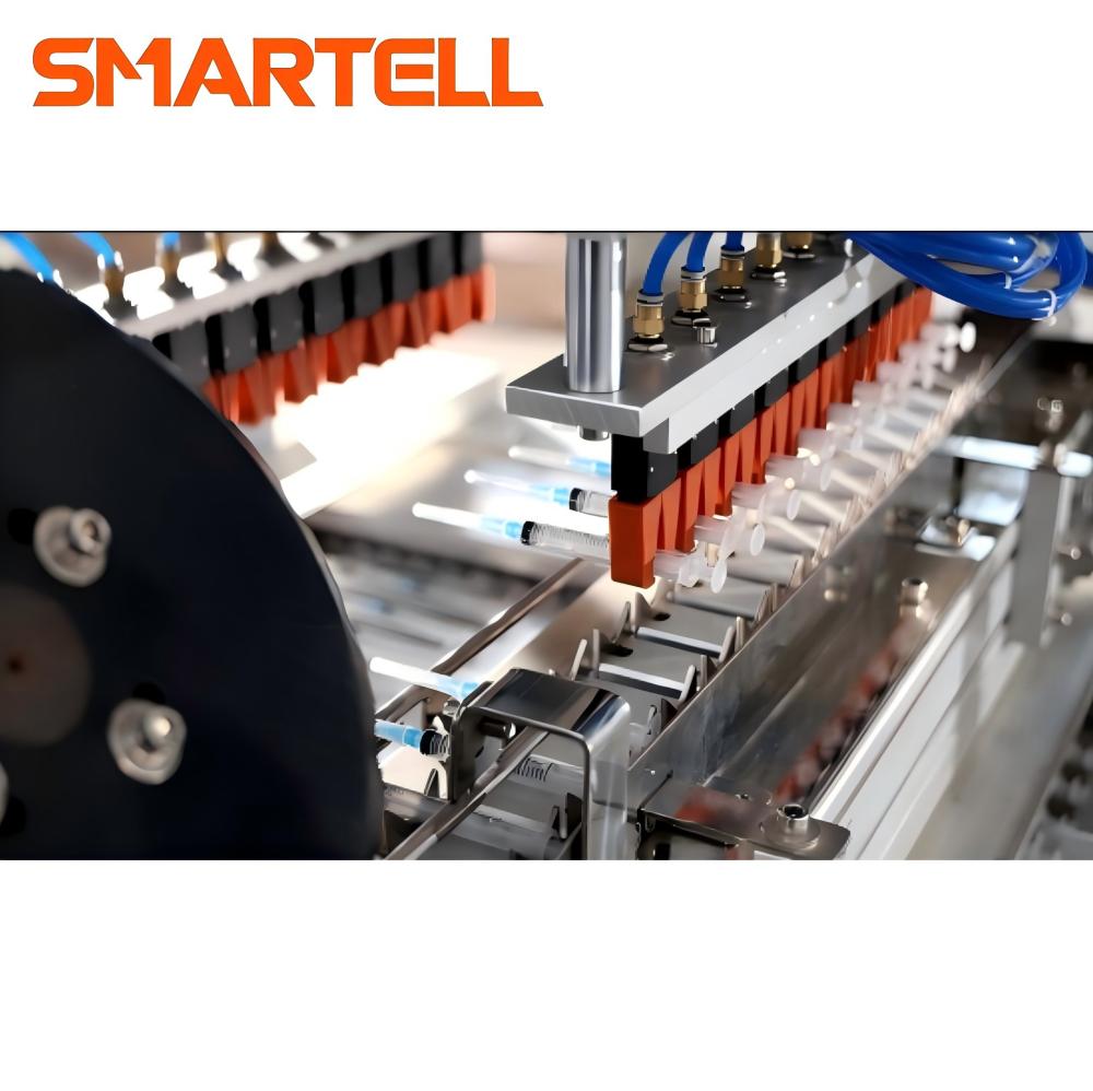 Máquina automática de embalagem de seringas em blister macio para linha de produção de seringas descartáveis