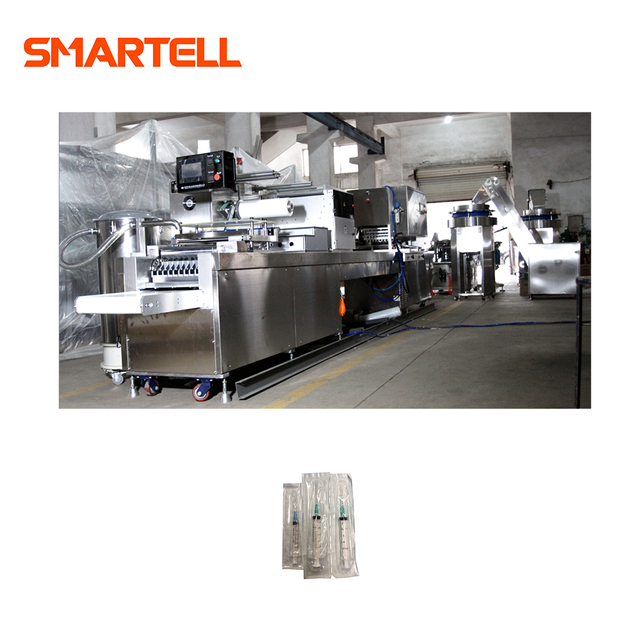 Seringa SMT-4420 e outra máquina de embalagem de blister macio para produtos médicos