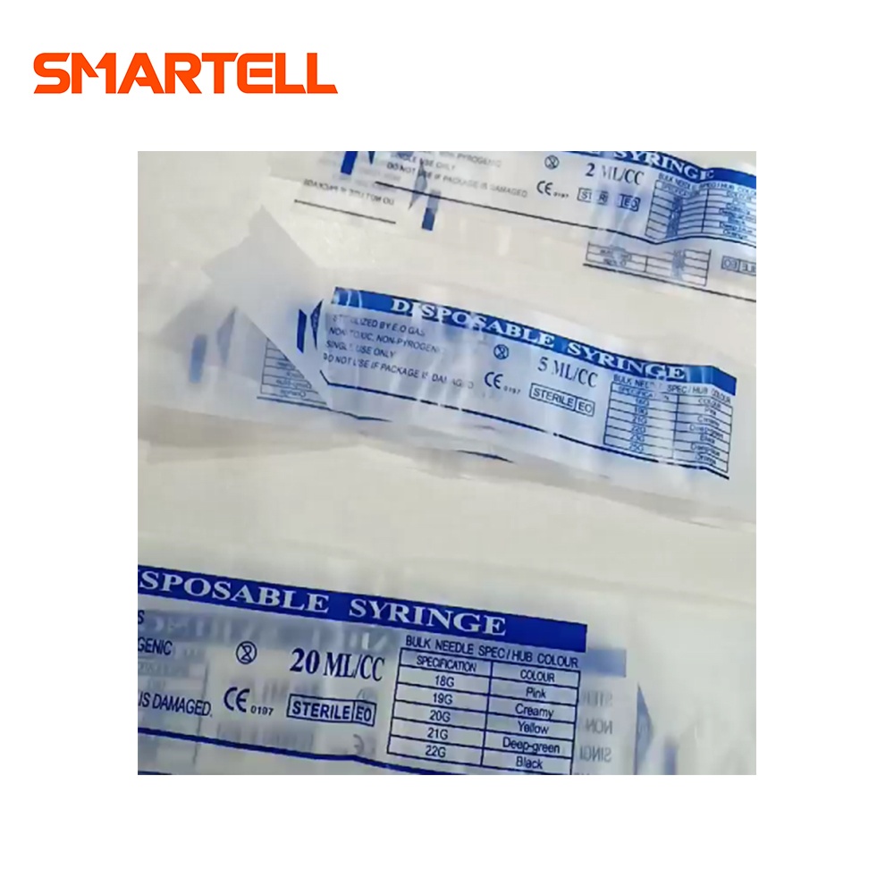 Máquina de embalagem de conjunto de impressão de seringa médica SMARTELL