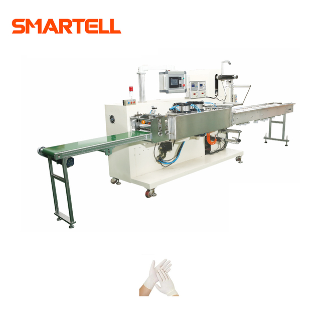 SMT-4140 Luvas de látex cirúrgicas totalmente automáticas, saco de papel, luva de vedação, máquina de embalagem de saco externo