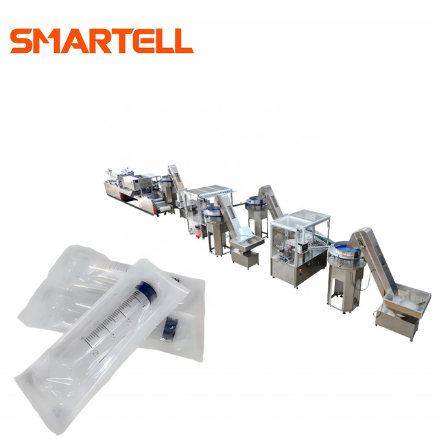 Máquina retrátil de fabricação de seringas de segurança