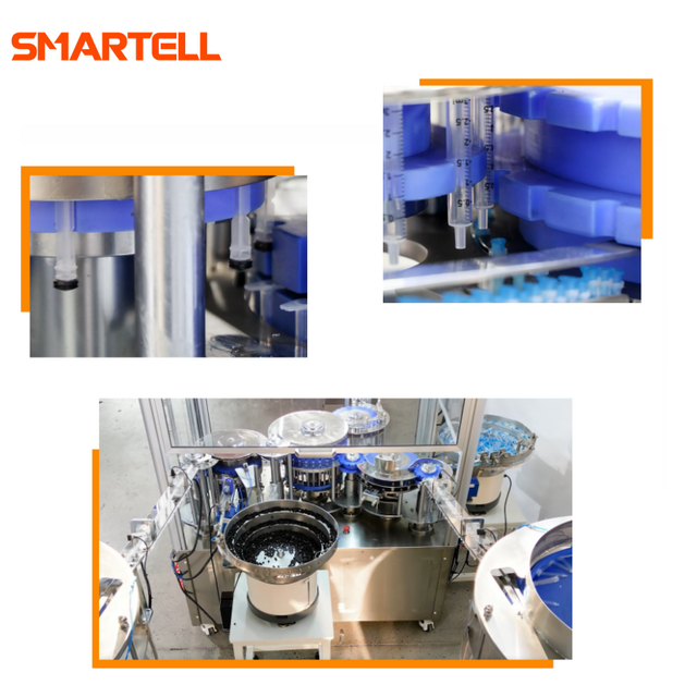 Fabricante de linha de produção automática de seringa personalizada ODM da máquina de conjunto de seringas OEM
