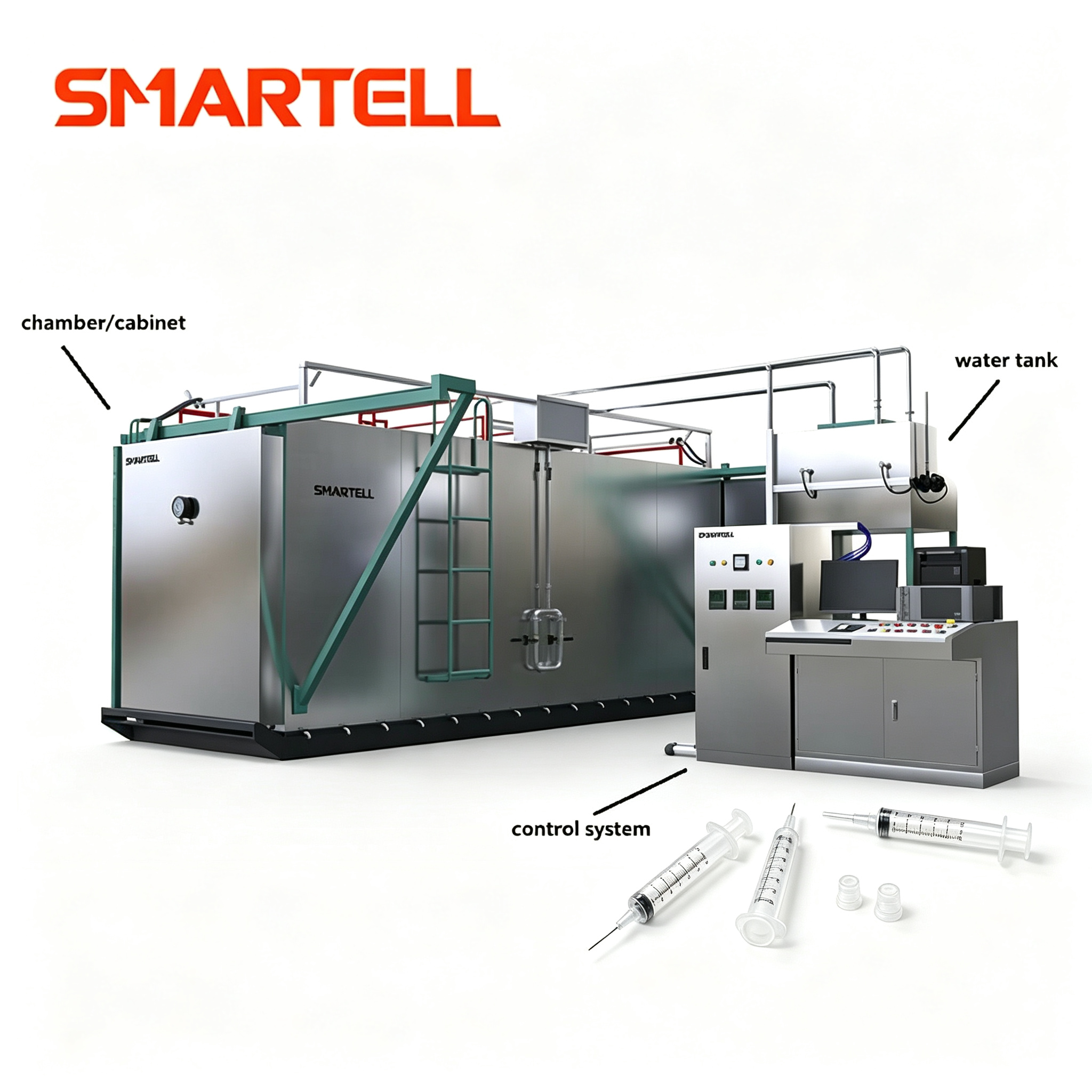 SMT-5020 Configuração personalizada EO para linha de produção de seringas Máquina de esterilização por óxido de etileno