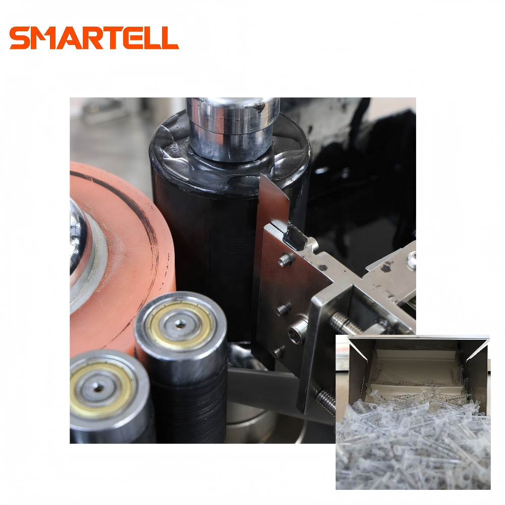 Máquina de tampografia automática SMARTELL para seringas de vacinas