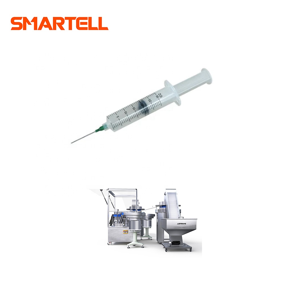Máquina de embalagem de conjunto de impressão de seringa médica SMARTELL